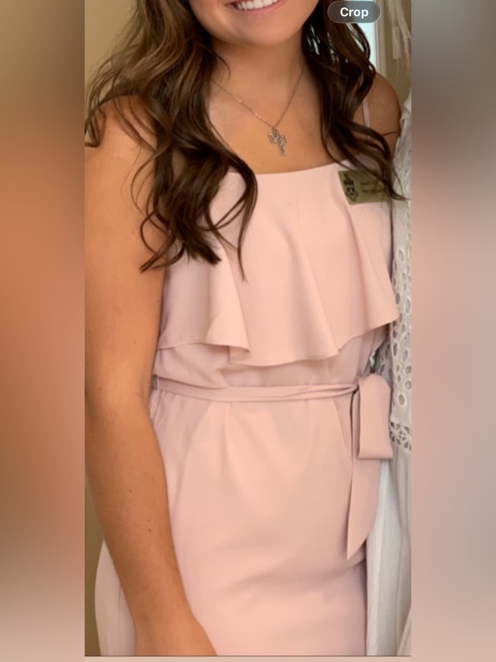 Naked Zebra Pink Midi Dress Like New